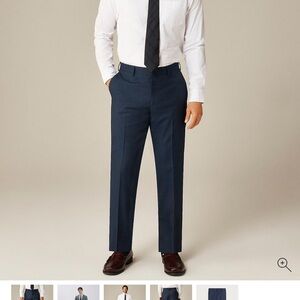 J. Crew Men's Mariner Blue Suit Dress Pants